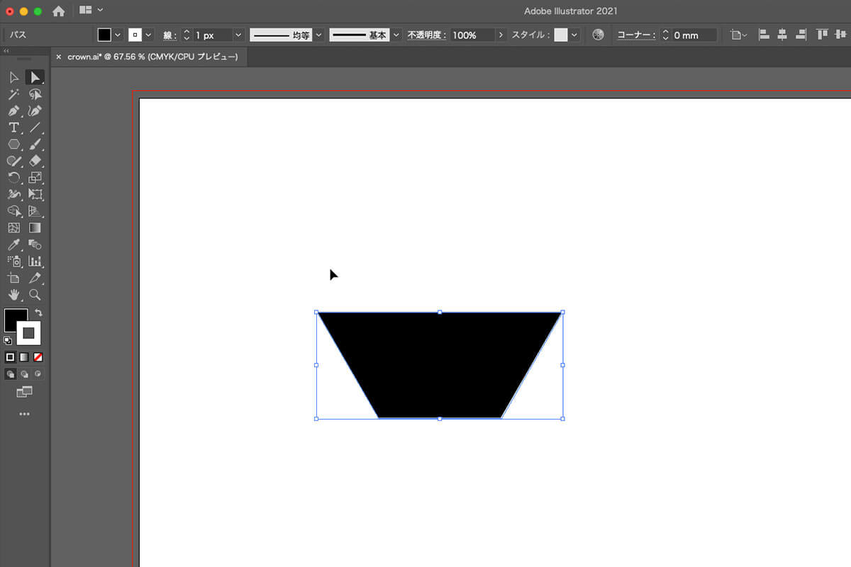 イラストレーター　クラウン【王冠】の作成方法